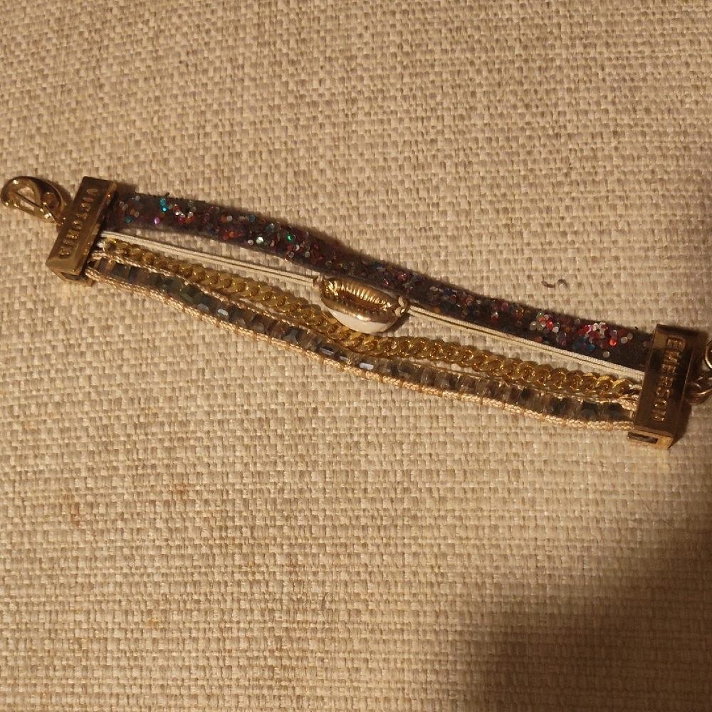 Gold and Multicolor Bracelet